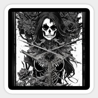 Unleash Your Inner Goth: Captivating Gothic Fashion for Alternative Souls Sticker